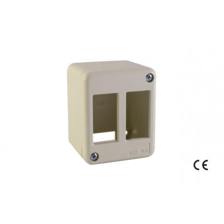 MAURER PORTAFRUTTI PARETE MINICANALE 2P IP30 MAURER