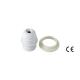 MAURER PORTALAMPADE E27 C/FILETTO+GHIERA BIANCO
