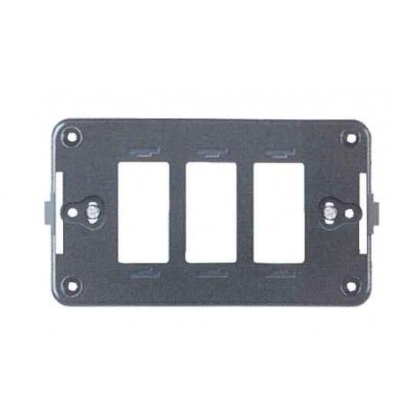 SUPPORTO PER 3 MODULI TONDO' ECL99TP