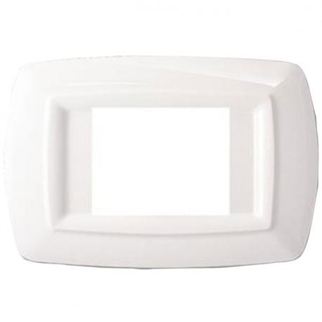 PLACCA PER PRESA SCHUKO BIANCA TONDO' ECL2599WH