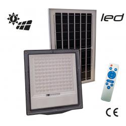 PROIET LED SOLARE C/TEL 100W 1000LM IP65 ECOV - 1000 lumen