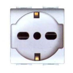 PRESA BIPASSO+SCHUKO MYLIFE NER 10/16A V250 ECL4050