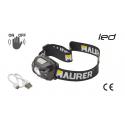 MAURER TORCIA DA TESTA MAURER LED RICARICABILE - 120 lumen
