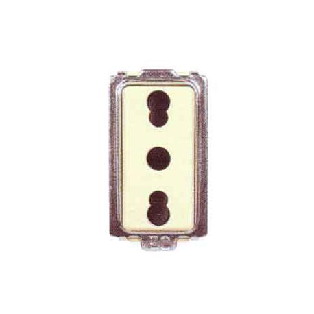 PRESA BIPASSO TONDO'10/16A V250 ECL2545