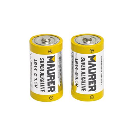 MAURER BATTERIA 1/2TORCIA ALK MAURER 1.5V BL2PZ C - blister 2pz
