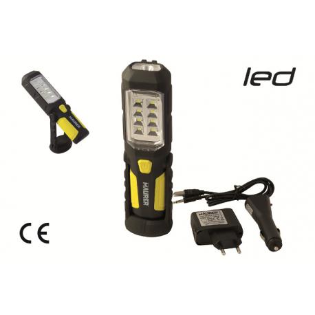 MAURER TORCIA MAURER 8LED+1 RICARIC C/SUPPORTO - 250 lumen