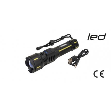 MAURER TORCIA LED C/ZOOM RICAR USB MAURER 5W 500LM - 800 lumen