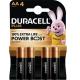 DURACELL BATTERIA STILO AA DURACELL POWERBOOST BL4PZ