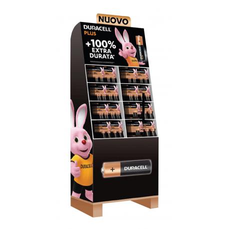 DURACELL ESPOSITORE TERRA DURACELL+ 30X40X110 140BL
