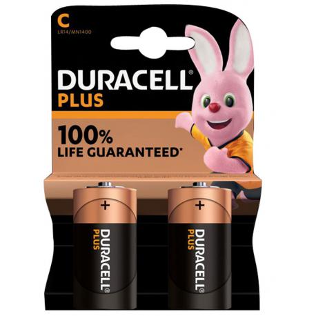 DURACELL BATTERIA 1/2TORCIA DURACELL+ MN1400 BL2PZ C