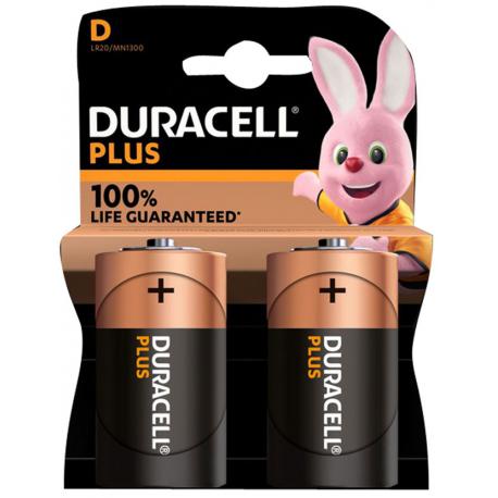 DURACELL BATTERIA TORCIA DURACELL+ MN1300 BL2PZ D
