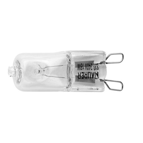 MAURER LAMPADA ALOGENA BISPINA 3000K G9 205L 18W - 205 lumen - 3000K