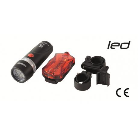 MAURER FARI PER BICICLETTA 4LED KIT MAURER - 20 lumen