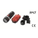 MAURER FARI PER BICICLETTA 4LED KIT MAURER - 20 lumen