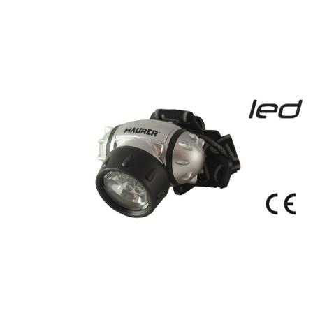 MAURER TORCIA DA TESTA MAURER 7LED C/BANDA ELAST - 25 lumen