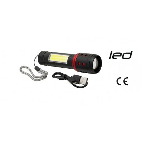 MAURER TORCIA LED ALLUMINIO RICARICABILE USB - 300 lumen