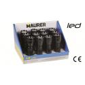 MAURER TORCE ALU SOFT TOUCH MAURER 14LED ESPO 12PZ - 55 lumen