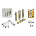 MAURER BATT MINISTILO RICARIC USB-C 600MAH 1.5V 4PZ