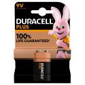 DURACELL BATTERIA TRANSISTOR 9V DURACELL+ MN1604 BL1PZ 6LR61