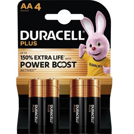 DURACELL BATTERIA STILO AA DURACELL POWERBOOST BL 4 AA