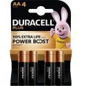 DURACELL BATTERIA STILO AA DURACELL POWERBOOST BL 4 AA