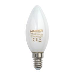 MAURER LAMP LED OLIVA MILK C/FIL 4000K E14 470L 4.5W - 470 lumen - 4000K