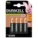 DURACELL BATTERIA STILO AA RIC DURACELL BL4PZ AA