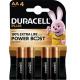 DURACELL BATTERIA STILO AA DURACELL POWERBOOST BL 4 AA