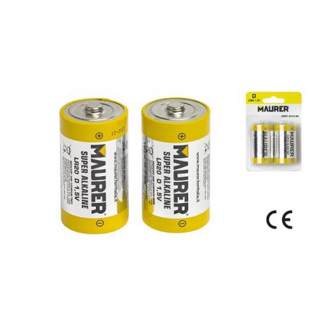 MAURER BATTERIA TORCIA ALK MAURER 1.5V 2PZ D - blister 2pz