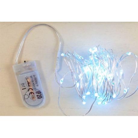 MAURER LUCI DECORAT BATT 40MICROLED BIANCO CALDO 2M