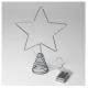 MAURER PUNTALE STELLA 10LED BATTERIA BIANCO CALDO