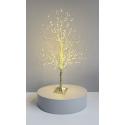 MAURER ALBERO DECORAT ORO 500LED BIANCO CALDO H1.2M