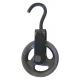 ANGELO-B CARRUCOLA GHISA C/GANCIO D 180MM