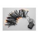 MAURER LUCI NATALE BATT 8FUN 100LED MCOLOR IP44 10M - 100 led