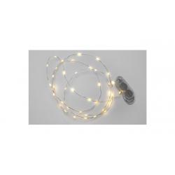 MAURER LUCI DECORAT BATT 40MICROLED BIANCO CALDO 2M