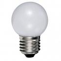 LAMPADA LED PALLINA PVC MILK 2700K E27 40L 1W - 40 lumen - 2700K