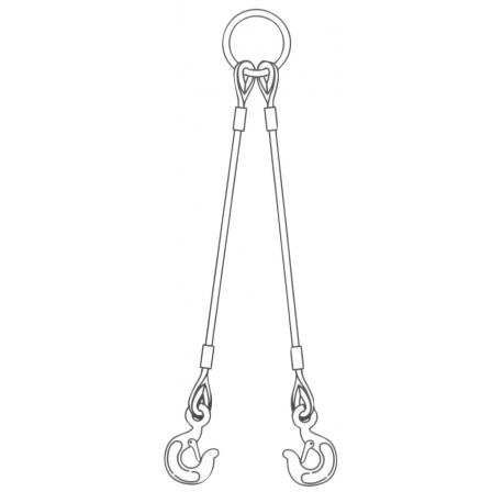 TIRANTE A FUNE A 2 BRACCIA 222AT D16 MT2 ###