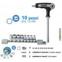 MAURER PLUS BUSSOLE POLIGONALI MPLUS C/IMPUGNAT 1/4 10PZ - 10 pezzi