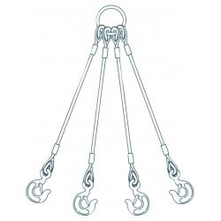 TIRANTE A FUNE A 4 BRACCIA 222AT D12 MT2 ###