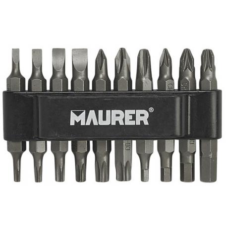 MAURER INSERTI 25MM ESAG-TORX-TG-CRO C/SUPPORTO 20PZ