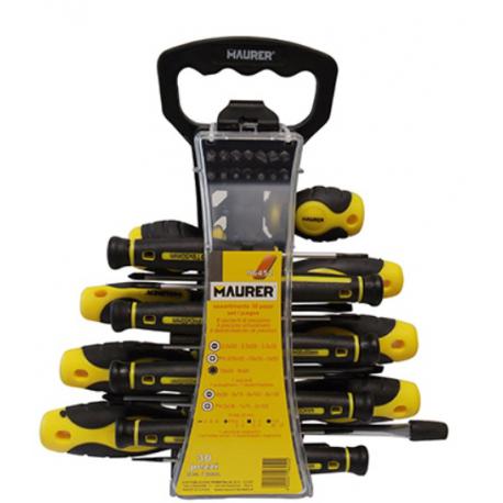 MAURER CACCIAVITI+BITS MAURER C/SUPPORTO 30PZ