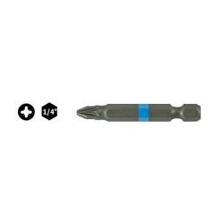 MAURER PLUS INSERTI LUNGHI CR-VA 1/4 PZD PH2 100MM 2PZ