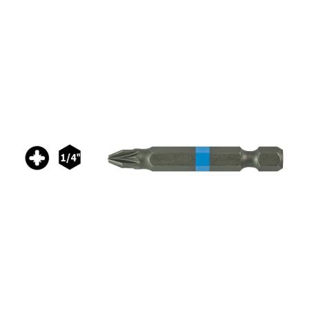 MAURER PLUS INSERTI LUNGHI CR-VA 1/4 PZD PH2 100MM 2PZ