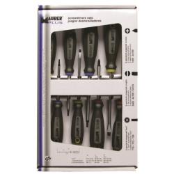 MAURER PLUS CACCIAVITI MPLUS 3TG-2PH-3TX 8PZ - 8 pezzi (3 taglio, 2 croce e 3 torx)
