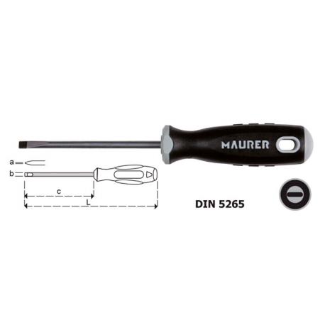 MAURER PLUS CACCIAVITE TAGLIO MPLUS ELETTR 0.8X 4 X125MM