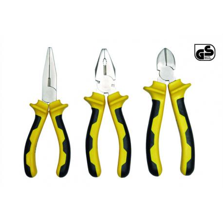MAURER PINZE UNIVER+1/2 TONDA+TRONCHESE SET 3PZ