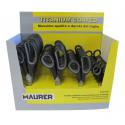 MAURER ESPOSITORE FORBICI GOMMATE TITANIO 24PZ