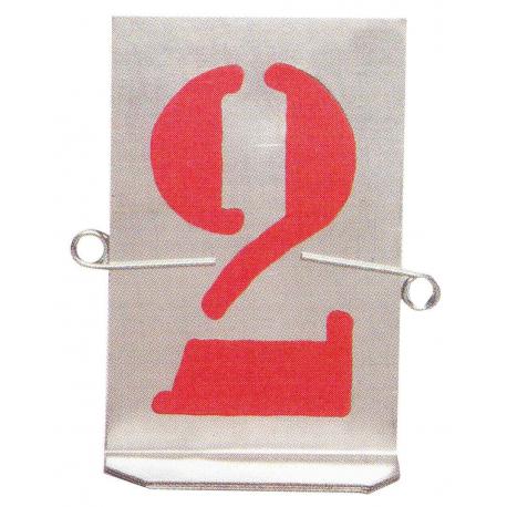 STAMPINO TRAFORATO NUMERI 100MM