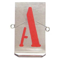 STAMPINO TRAFORATO ALFABETO 50MM