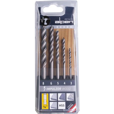 ALPEN SERIE PUNTE ALPEN IMPULZOR UNI 1/4 3-8MM 5PZ